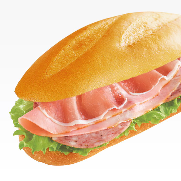 ミラノサンドA(生ハム・ボンレスハム・ボローニャソーセージ)