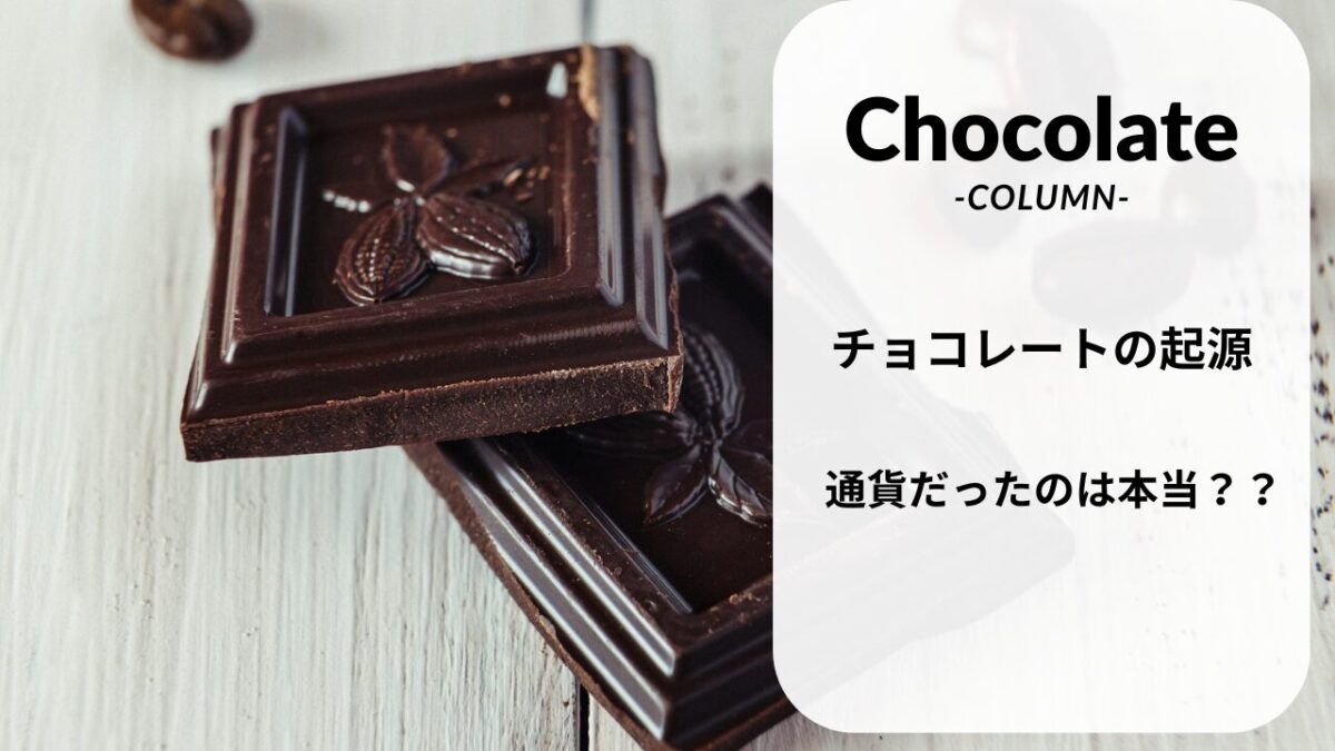 チョコレートの起源を探ろう|カカオは通貨だった？